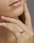 14K Bicolor gouden ring zirkonia - 4205703 - PansiteNederland.nl