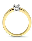 Bicolor gouden ring zirkonia 14K - 4205716, exclusief en kwalitatief hoogwaardig. Ontdek nu!