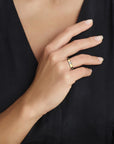 14K Bicolor gouden ring zirkonia - 4205716 - PansiteNederland.nl