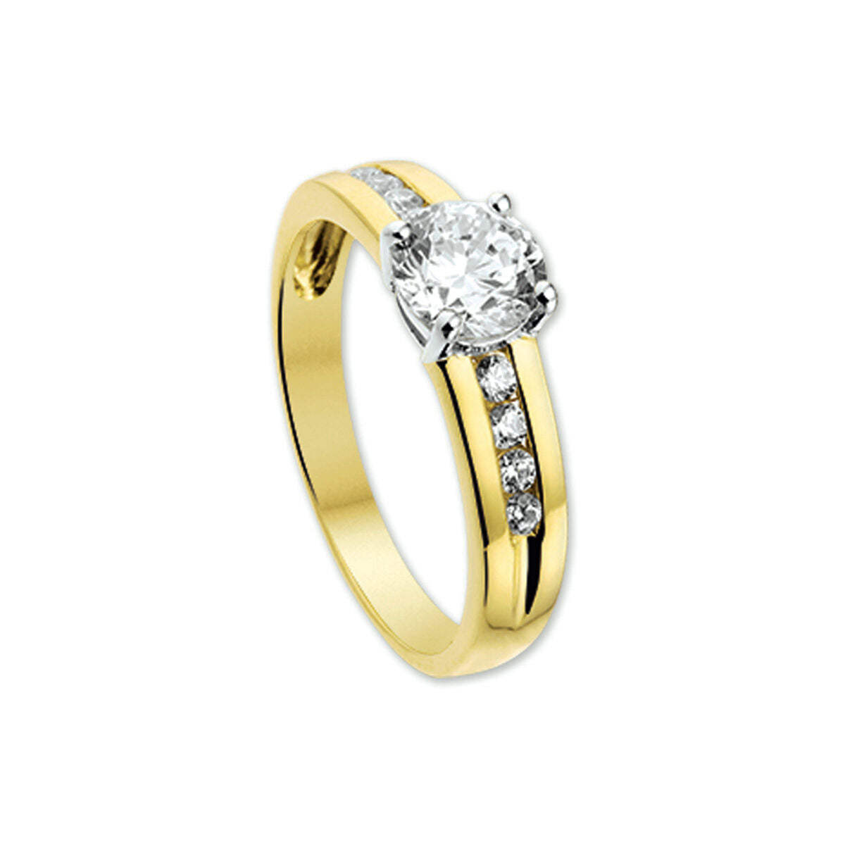 Bicolor gouden ring zirkonia - PSN4205726, exclusief en kwalitatief hoogwaardig. Ontdek nu!