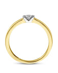 14K Bicolor gouden ring met zirkonia 4206560, exclusief en kwalitatief hoogwaardig. Ontdek nu!