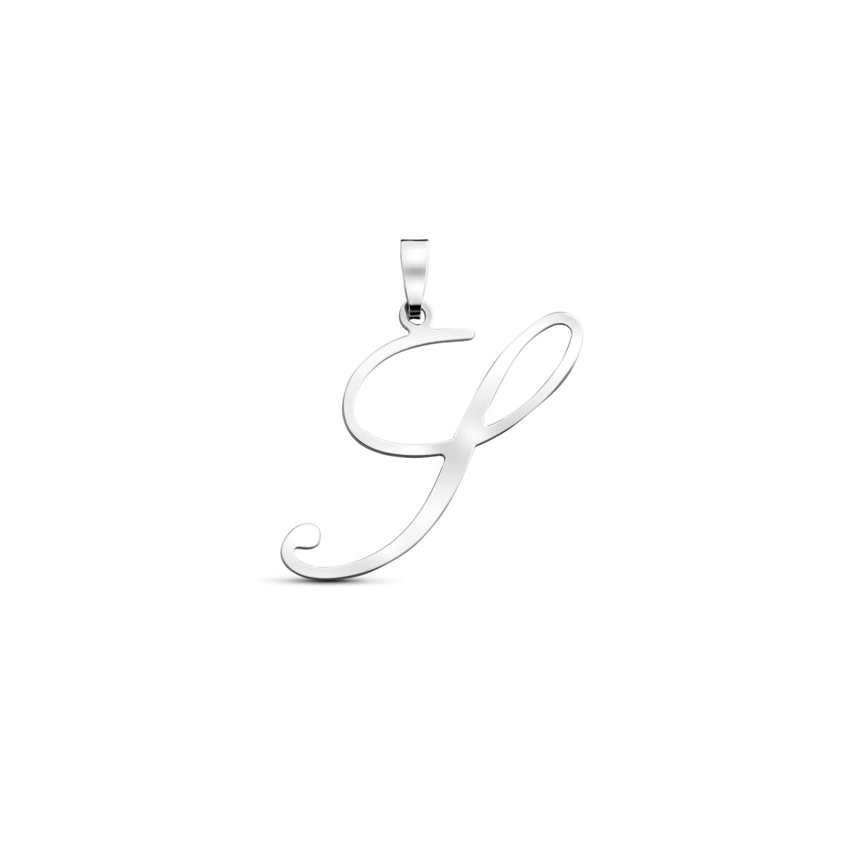 Hanger sierletter S 18 mm zilver #Letter_S