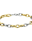 Bicolor gouden armband 6 mm 19 cm - PSN4207220