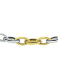 14K Bicolor gouden Collier 6 mm 45 cm - PSN4207221 - PansiteNederland.nl