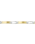 14K Bicolor gouden armband 19 cm 14K bicolor goud geel/wit 4207624