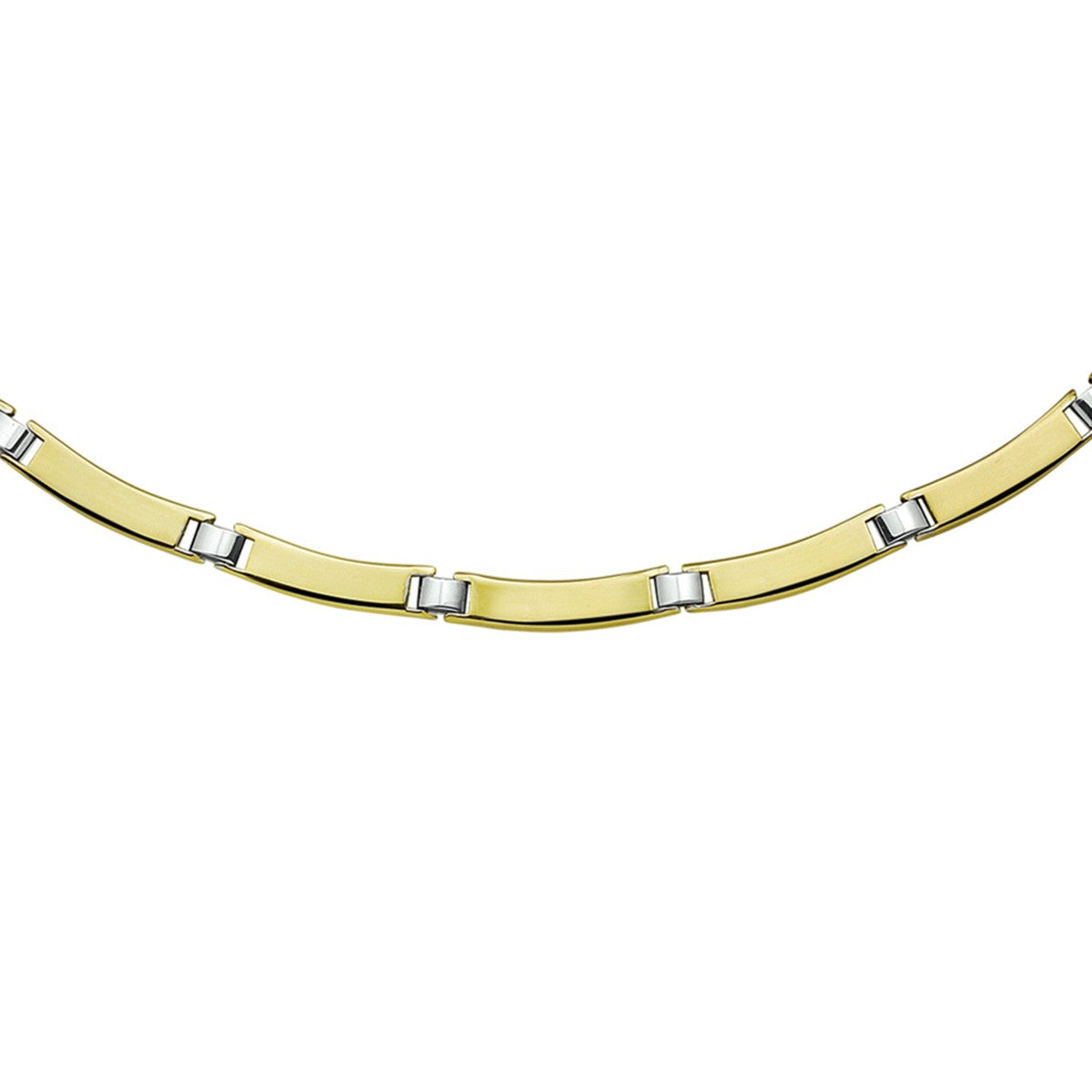 14K bicolor goud geel/wit collier 4,0 mm 45 cm 4207711 - PansiteNederland.nl