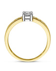 Bicolor gouden ring zirkonia 14K - 4208300, exclusief en kwalitatief hoogwaardig. Ontdek nu!