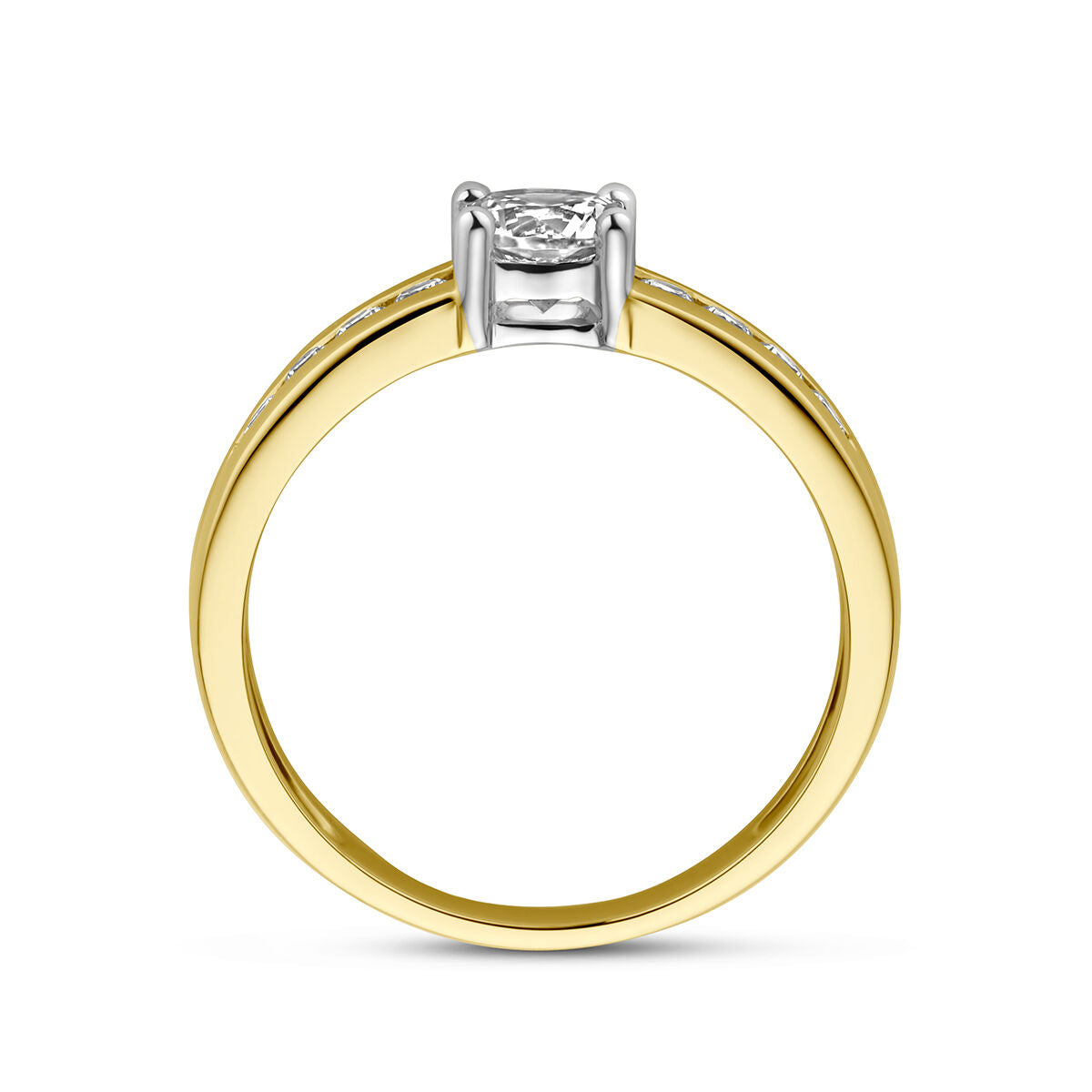 Bicolor gouden ring met zirkonia - 4208306, exclusief en kwalitatief hoogwaardig. Ontdek nu!