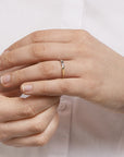 Bicolor 14K Gouden Ring zirkonia - PSN4208420