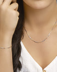 armband valkenoog 2,1 mm 14K bicolor goud geel/wit - PansiteNederland.nl