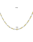 14K Bicolor Goud Geel/Wit Staafjes 2,0 mm 4208496 - PansiteNederland.nl