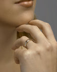 14K Bicolor Geel- En Witgoud Geel/Wit Ring 4208588 - PansiteNederland.nl