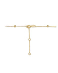 14K bicolor goud geel/wit collier bolletjes gediamanteerd 3,0 mm 40 - 42 - 44 cm 4208871 - PansiteNederland.nl