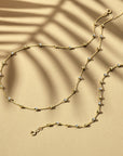 14K bicolor goud geel/wit collier bolletjes gediamanteerd 3,0 mm 40 - 42 - 44 cm 4208871 - PansiteNederland.nl