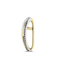 14K bicolor goud geel/wit hanger diamant 0.17ct h si 4208872 - PansiteNederland.nl