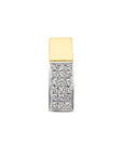 14K bicolor goud geel/wit hanger diamant 0.07ct h si 4208985 - PansiteNederland.nl