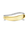 14K Bicolor Geel- En Witgoud Geel/Wit Ring Diamant 0.06Ct H Si 4208996 - PansiteNederland.nl