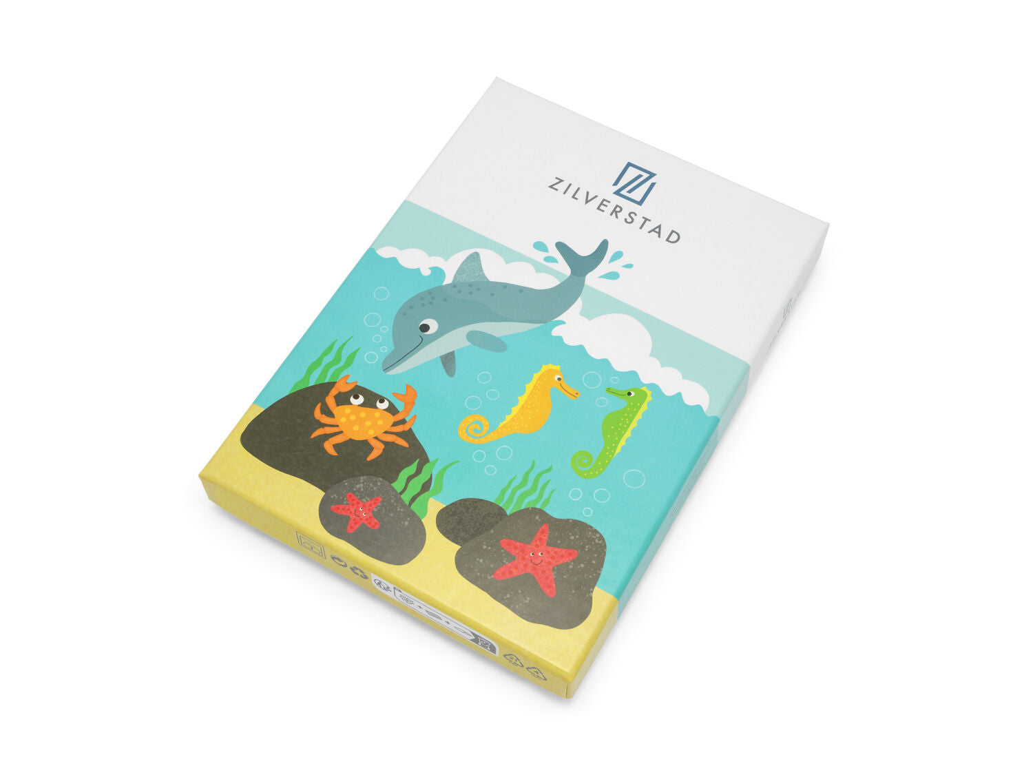 Zilverstad Kinderbestek Zeedieren RVS
