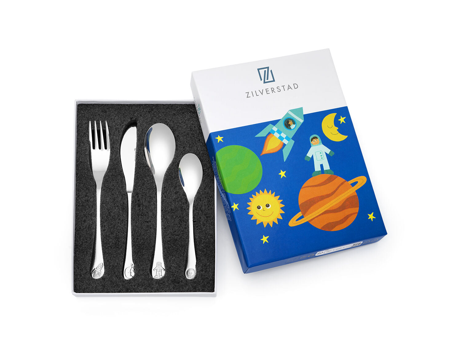 Zilverstad Kinderbestek Astronaut RVS - 4261070