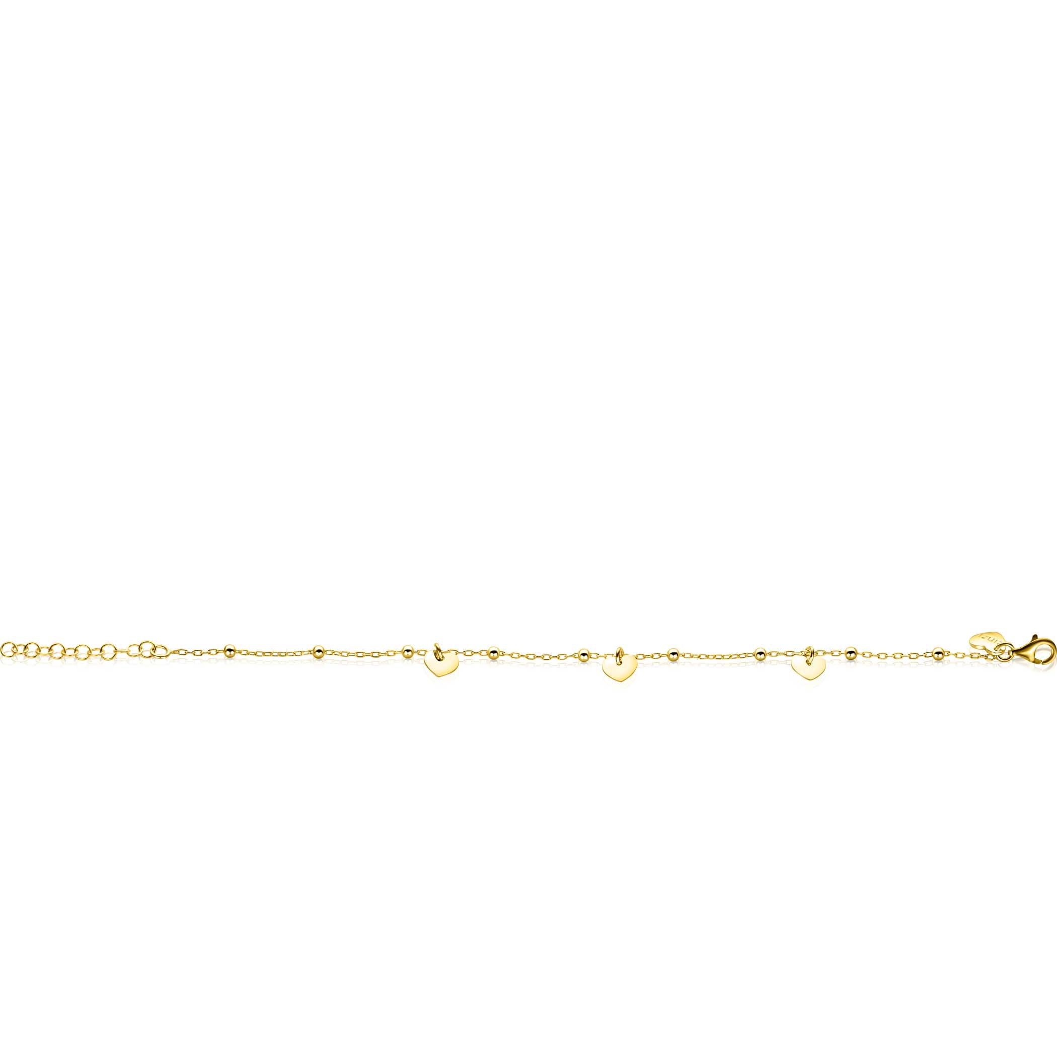 ZINZI Verguld Zilveren Armband 17 - 20 cm - ZIA2531G
