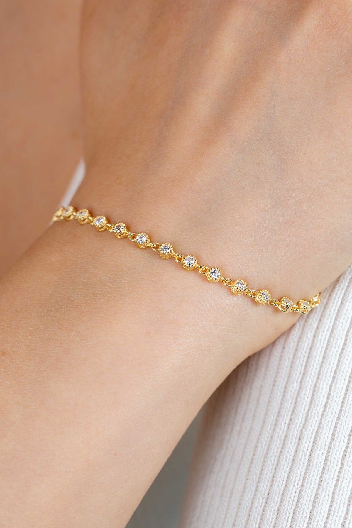 ZINZI Verguld Zilveren Armband ZIA2893Y