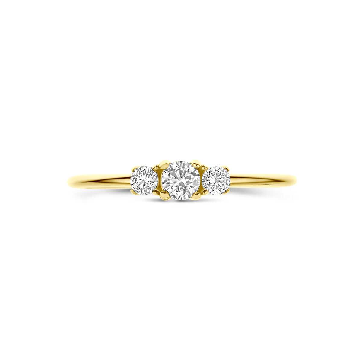 Fantasy Collection 9K ring zirkonia 9K geelgoud
