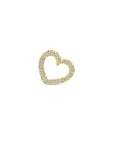 14K geelgouden hanger hartje diamant 0.05ct h si 6,5 mm - 4033299 - PansiteNederland.nl