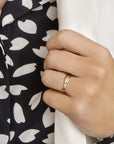 14K Tricolor Goud Trinity Ringen 4300443