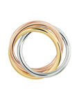 14K tricolor goud hanger tricolor 4300554 - PansiteNederland.nl