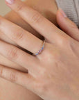 ZINZI zilveren ring bezet met ovale zirkonia's in roze en lila ZIR2498 - PansiteNederland.nl