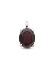 Zilveren gerhodineerde hanger granaat 14 mm - 1340977 - PansiteNederland.nl