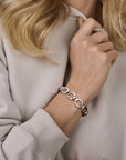 Zilver Gerhodineerd armband 13,5 mm 19 cm 1341820