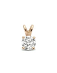 14K rosegoud hanger zirkonia 4400326 - PansiteNederland.nl
