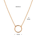 14K rosegoud collier rondje 40 - 42 - 44 cm 4401256 - PansiteNederland.nl