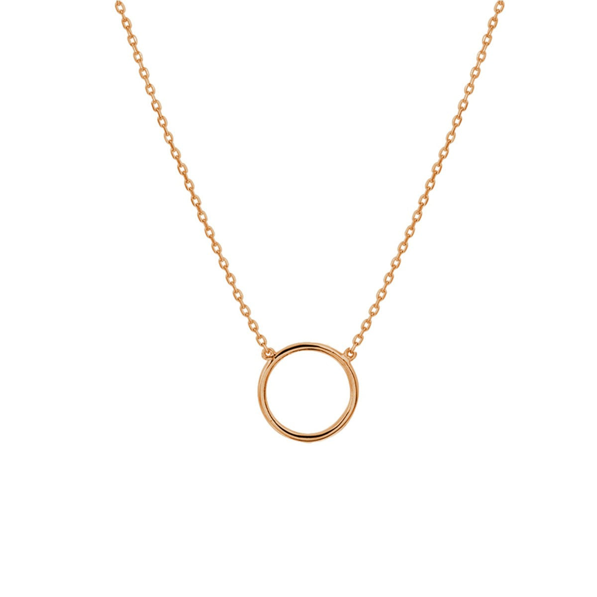 14K rosegoud collier rondje 0,8 mm 40 - 42 - 44 cm 4401257 - PansiteNederland.nl
