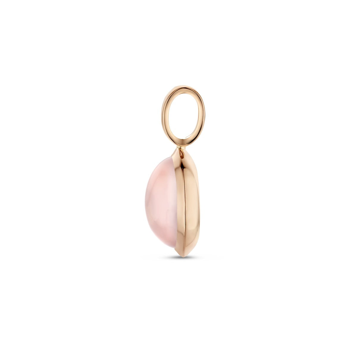 14K rosegoud hanger rozenkwarts 4401440 - PansiteNederland.nl