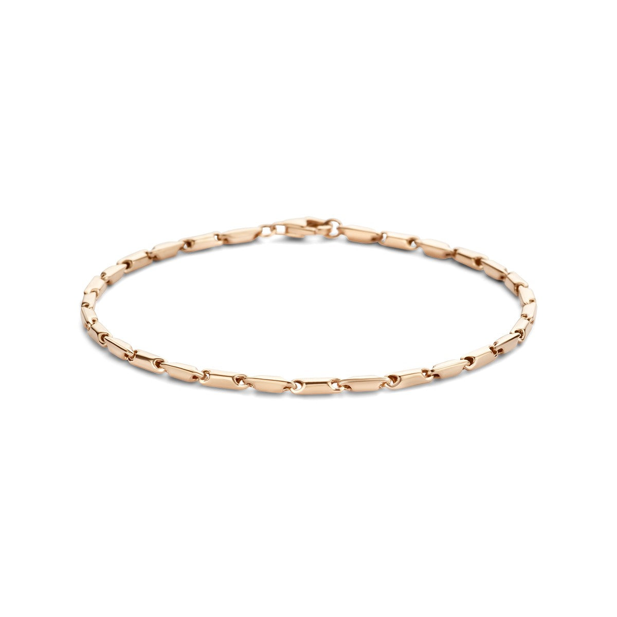 14K Roségoud Armband Staafjes 1,9 Mm 19.5 Cm 4401496 - PansiteNederland.nl