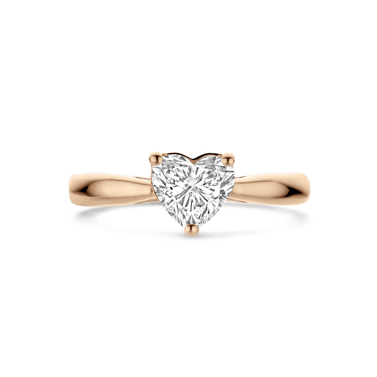 14K rosegoud Ring Lab Grown Diamant 1.00Ct H Si 4401590 - PansiteNederland.nl