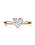 14K rosegoud Ring Lab Grown Diamant 1.00Ct H Si 4401590 - PansiteNederland.nl