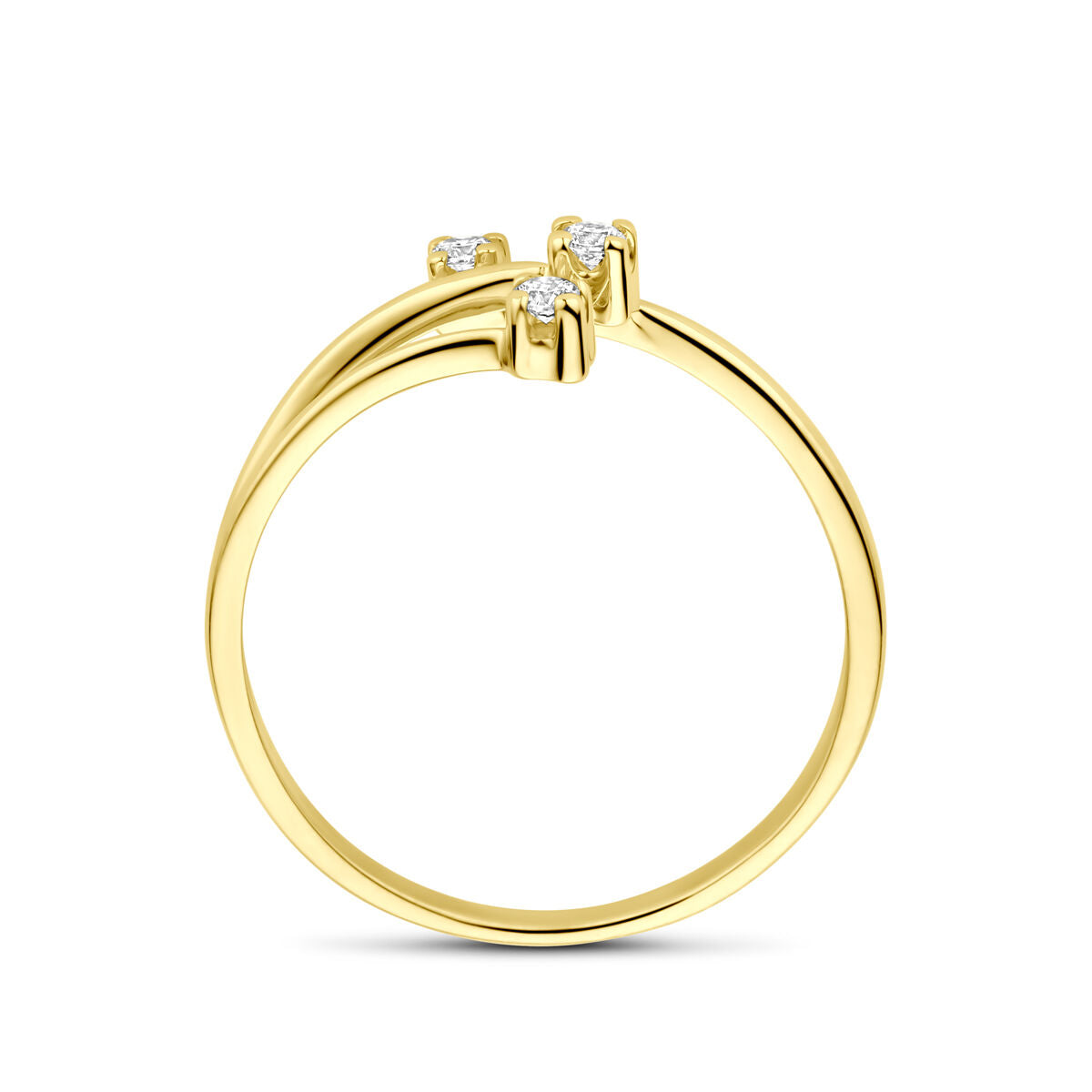 Fantasy Collection Ring zirkonia 14K geelgoud