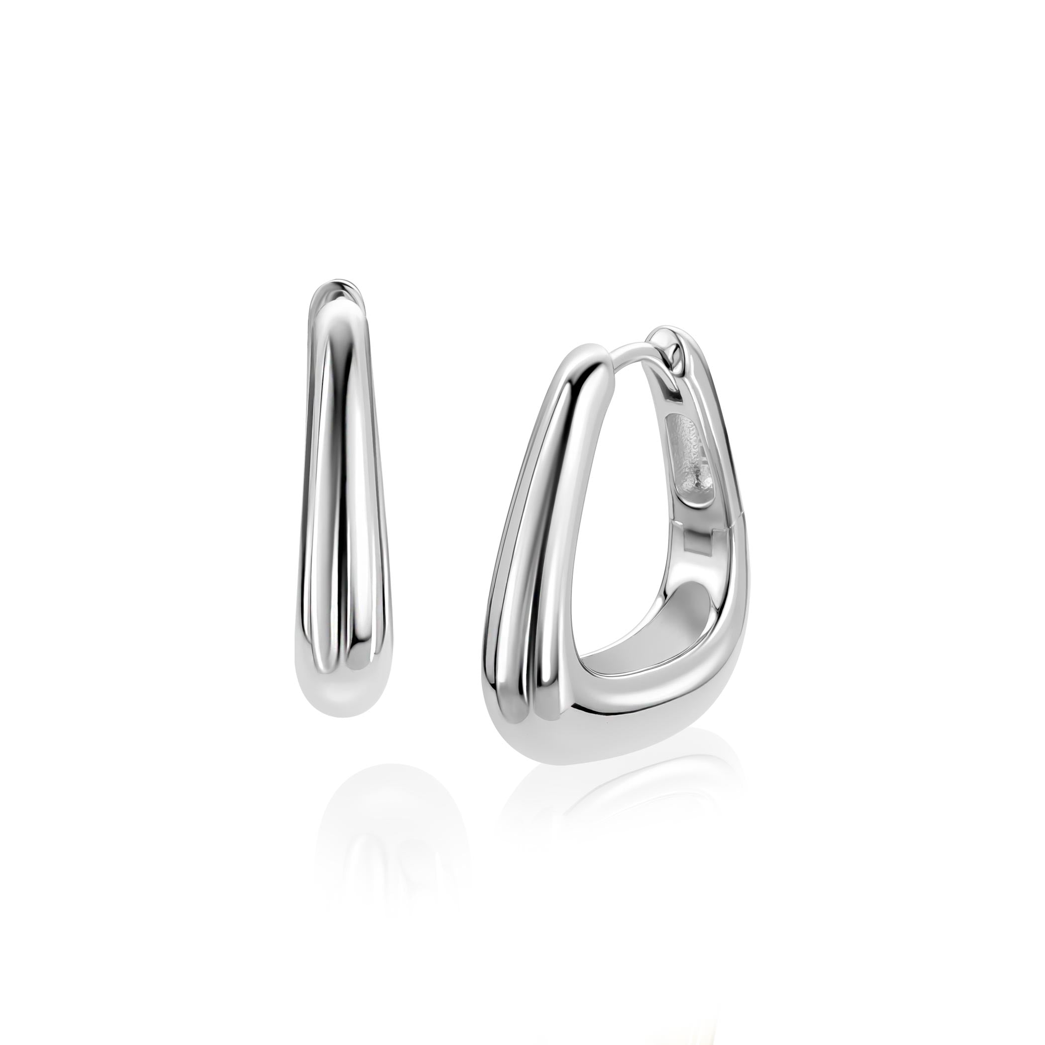 ZINZI Zilveren Oorbellen 21mm - ZIO2805