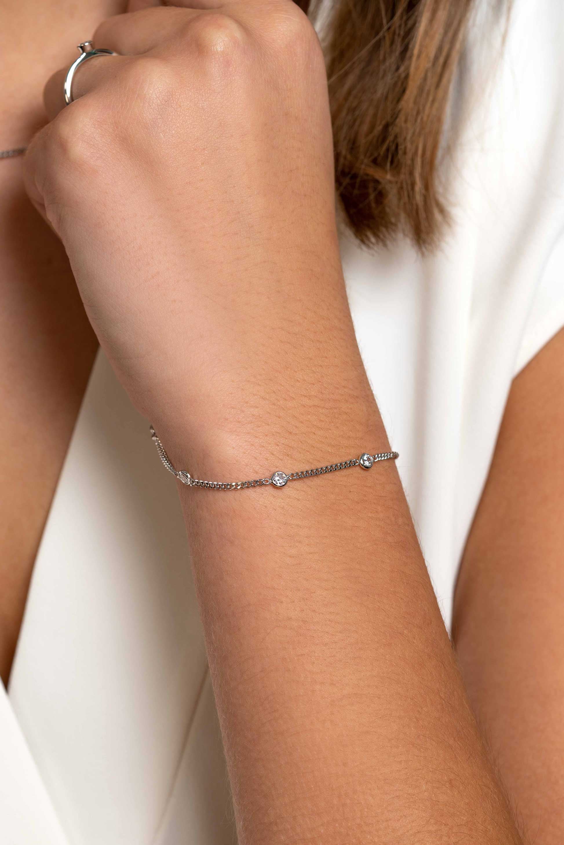 ZINZI Zilveren Armband 16,5-19 cm - ZIA2263