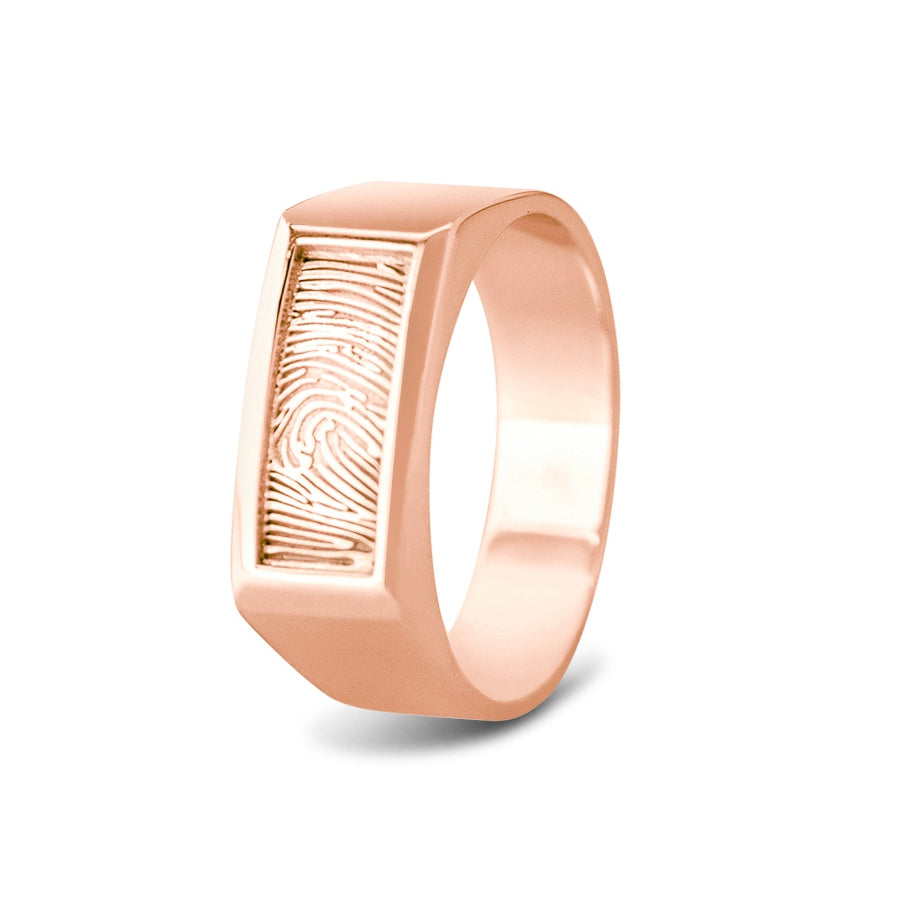 See You Gouden unisex vingerafdrukring – 460 – afbeelding 2