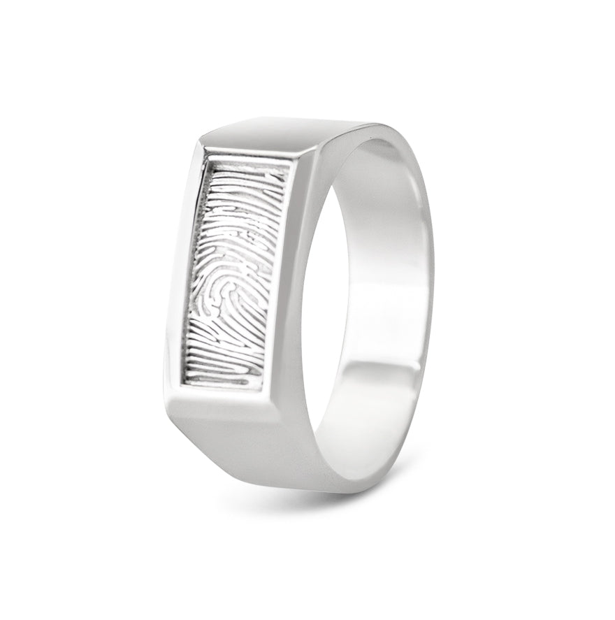 See You Unisex Fingerprint Ring - 460S-EU47
