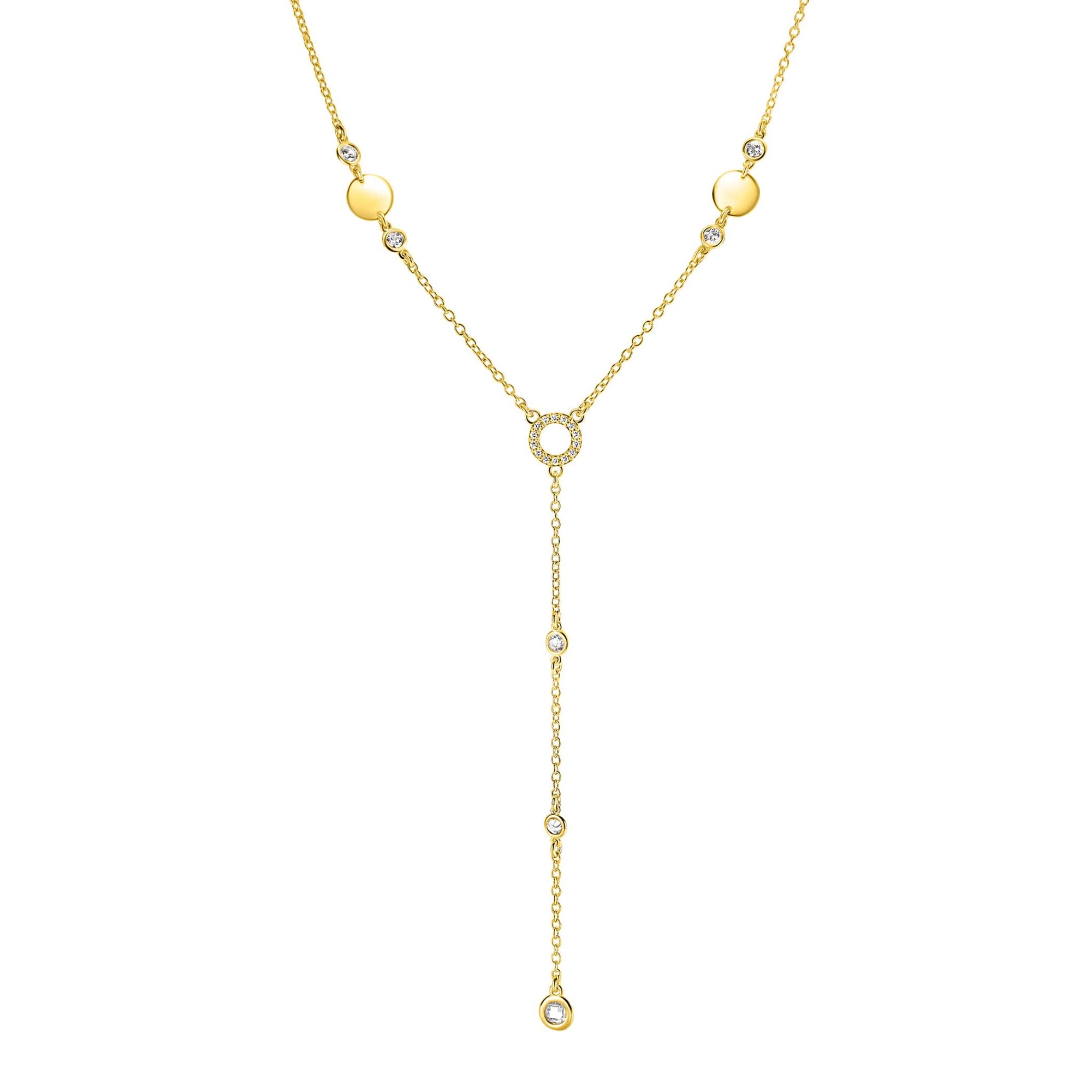 ZINZI Verguld Zilveren Ketting ZIC2909