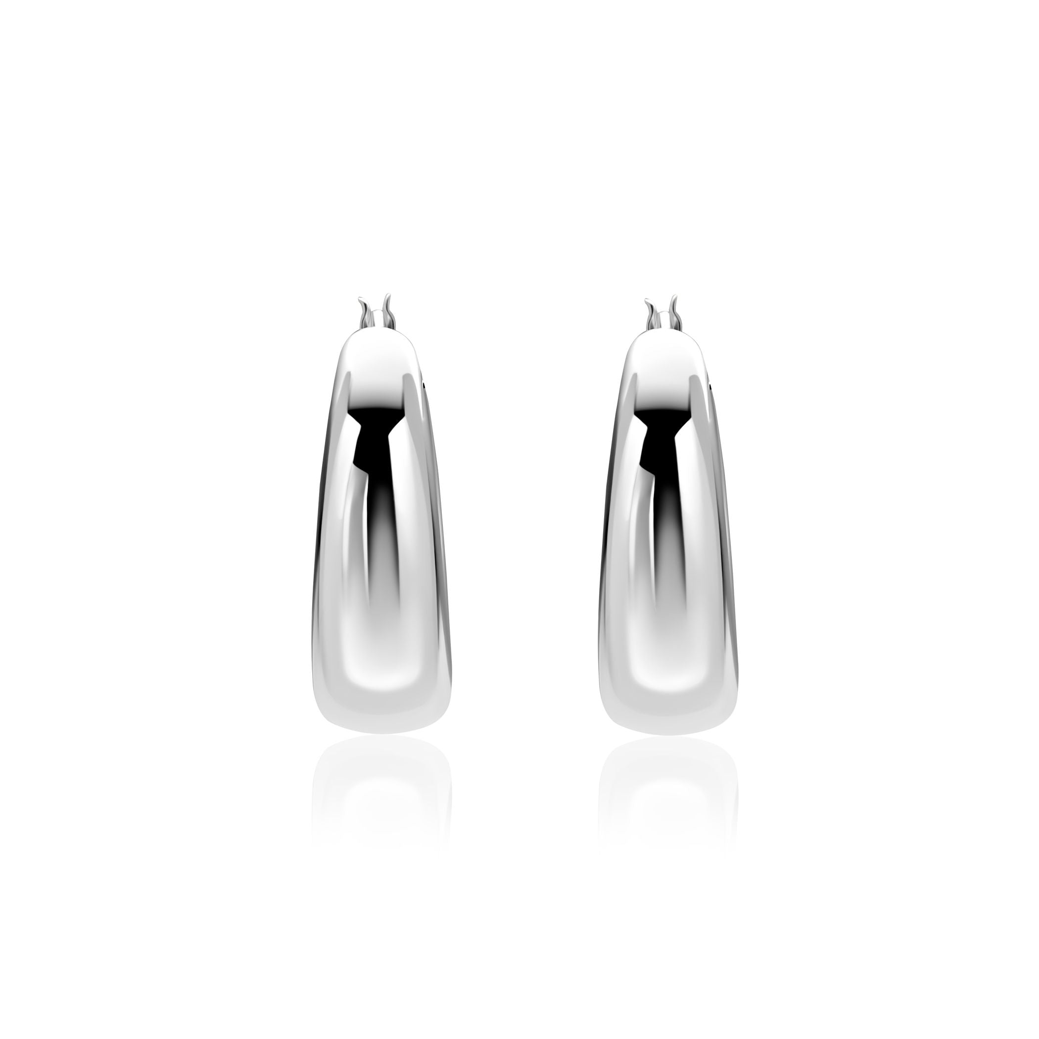 ZINZI Zilveren Oorbellen 22mm - ZIO2751
