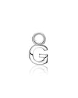 Zinzi zilveren letter oorbedel ZICH2144 letter G