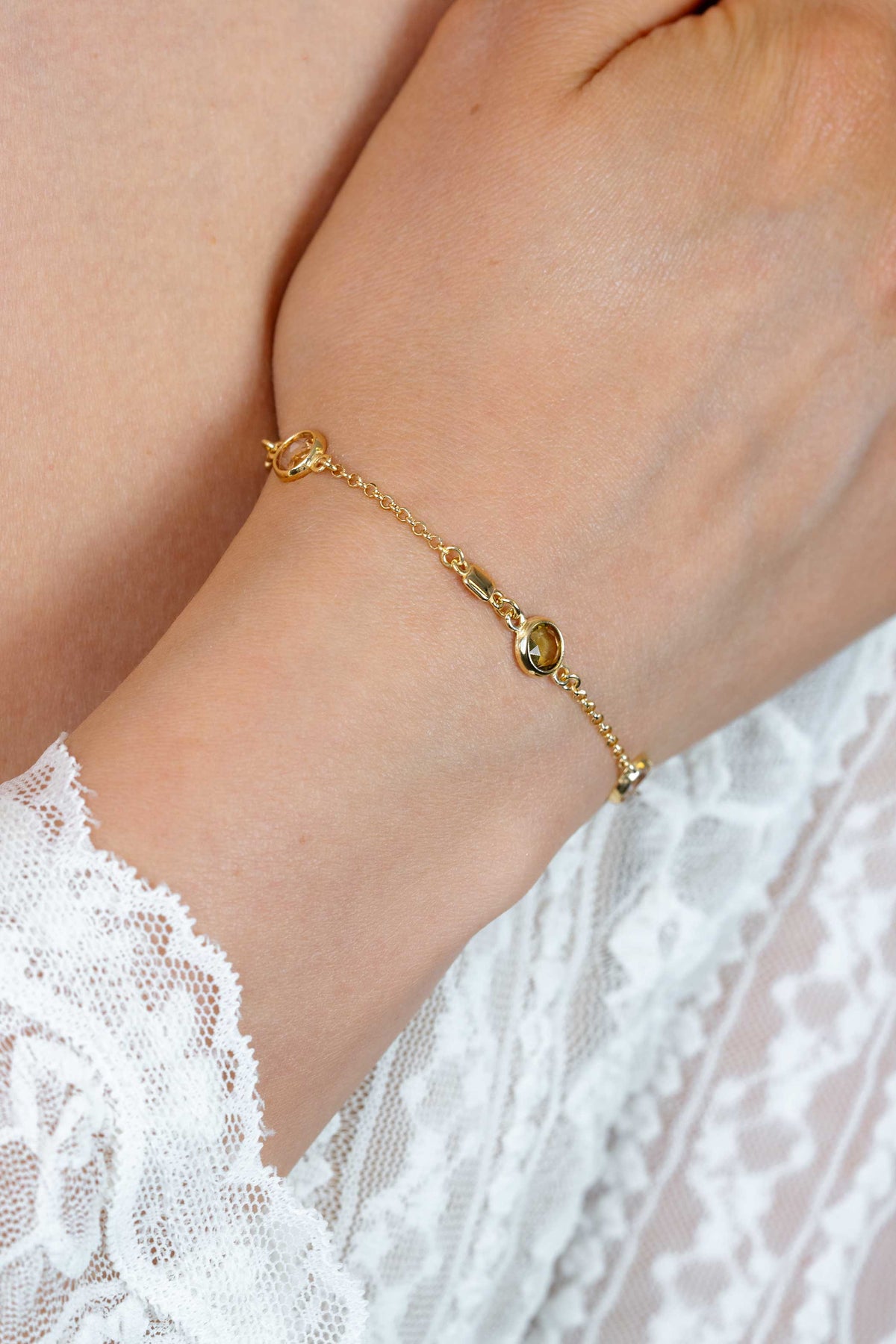 ZINZI Verguld Zilveren Armband ZIA2907