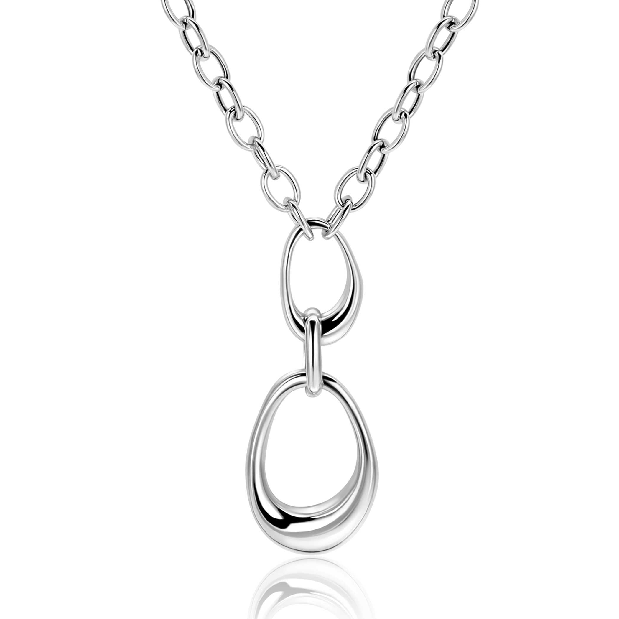 ZINZI Zilveren Ketting 48cm - ZIC2670