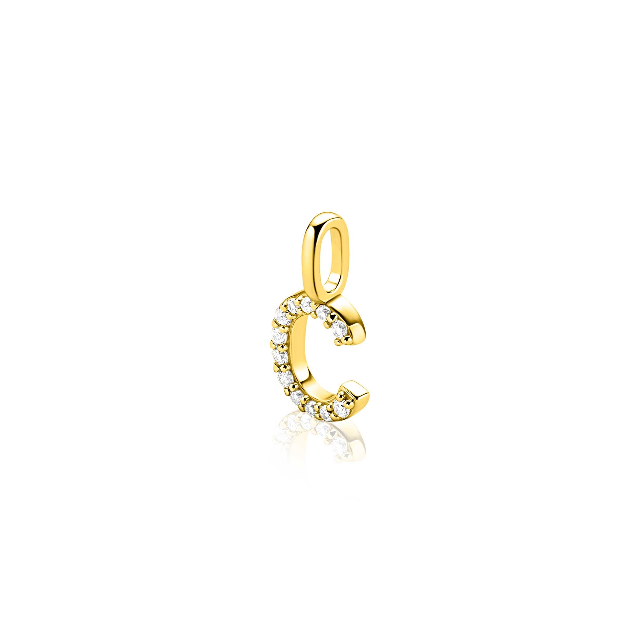 ZINZI Verguld Zilveren Hanger ZIH2828-C